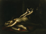Kriemhild Throws Herself on Siegfried's Corpse