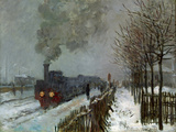 Train in the Snow