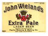 John Wieland's Extra Pale Lager Beer
