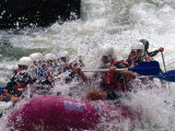 Rafters Making Their Way Through Rapids on the Gauley River