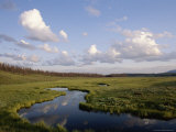 Clouds Float Over Glen Creek and Swan Lake Flats