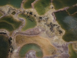Artificial Lagoons From Excavating Soil and Sand West of Belize City