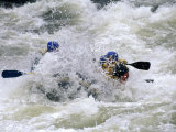 Rafters Making Their Way Through Rapids on the Gauley River