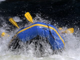 Rafters Making Their Way Through Rapids on the Gauley River