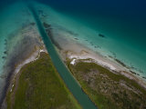 Narrow Channel Extends Into Lake Peten Itza North of Flores