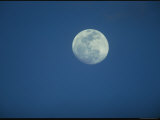 Twilight View of a Full Moon