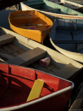 Rockport Harbor with Lobster Fishing Boats and Row Boats