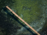 Narrow Pier Extends Into Lake Atitlan West of Guatemala City