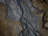 Nearly Dry Riverbed Along the Side of Mt Aconcagua