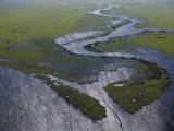 Taquari River Weaves Its Way Through the Pantanal East of Corumba