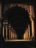 Columned Loggia at Red Fort  Delhi  India