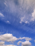 Cumulus Clouds in Blue Summer Sky