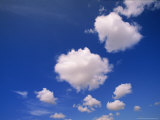 Cumulus Clouds in Blue Summer Sky