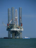 Oil Rig Under Construction