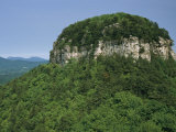 Big Pinnacle of Pilot Mountain  the Monadnock Rises 1 400 Feet