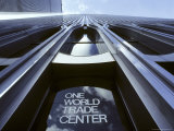 Skyward View of the Twin Towers of the World Trade Center