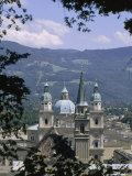 Summertime View of the Salzburg Cathedral Spires