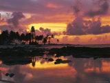 Twilight View of Lighthouse Reef with Great Reflections and Sky