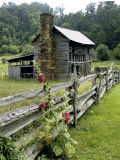Ruins of an Old Fashioned Schoolhouse in Rural North Carolina
