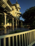 Wide Porch with Easy Chairs at a Posh Resort on Jekyll Island
