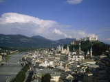 Summertime View of Salzburg  Austria