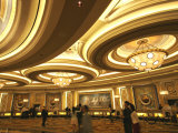 Reception Area of Bellagio Hotel and Casino