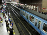 People Waiting at the Metro Station