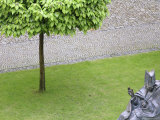 Papal Statue in Courtyard of Nove Adalbertinum