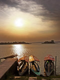 Boats on Lago De Peten Itza
