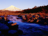 Sunset on the Western Side of Mount Taranaki