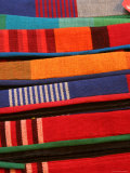 Brightly Coloured Hand-Loomed Fabrics at Barefoot  a Textile and Homewares Retailer