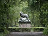 Lion Statue in Tiergarten