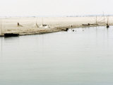 Fishing Nets Drying on Banks of Sapt Kosi Near Kosi Barrage
