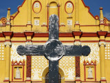 Cross in Front of Cathedral