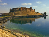 Qala'at Ja'abar Citadel Jutting Out into Lake Al-Assad  Central Syria