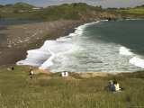 Relaxing on Fort Cronkhite Beach