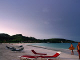 Teenagers on the Beach at Sunset