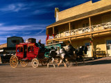 Stagecoach in Motion at Old Tucson Studios