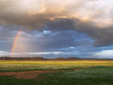 Rainbow over the Steppe Near Old Soviet Nuclear Testing Area