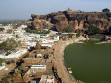 Overhead of Shoreline at Badami Caves