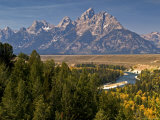 Grand Teton Range from Snake River Overlook