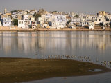 Pushkar Town and the Ghats on River