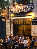 Diners at La Petite Hostellerie in the Latin Quarter