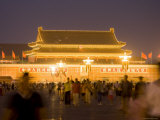 Gate of Heavenly Peace at Night from Tiananmen Square