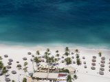 Aerial of Bucuti Beach Resort Restaurant on Eagle Beach