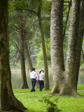 People Walking in Botanic Gardens