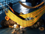 Backpackers Sleeping in Hammocks on a Passenger Ferry Heading Towards Iquitos