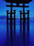 Floating Torii' at Night