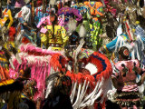 Native Dancers in Traditional Dress  Kamloops Pow Wow Grand Entry