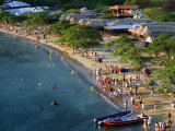 Bathing on the Popular Playa Grande